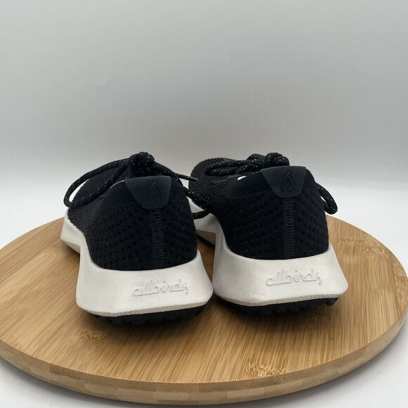 Allbirds Tree Dasher 2 Womens Shoes Size 8 Black Lace Up Sneakers NO INSOLES - Picture 4 of 10